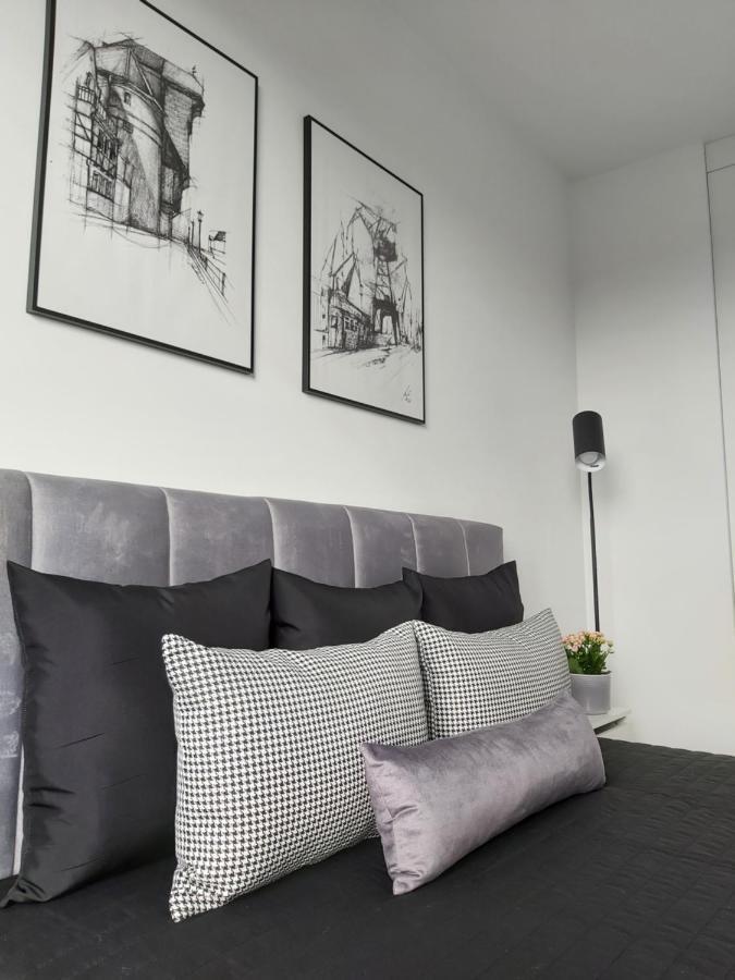 Apartament 150 Zaspa Vvita Z Prywatnym Ogrodem I Tarasem 格但斯克 外观 照片