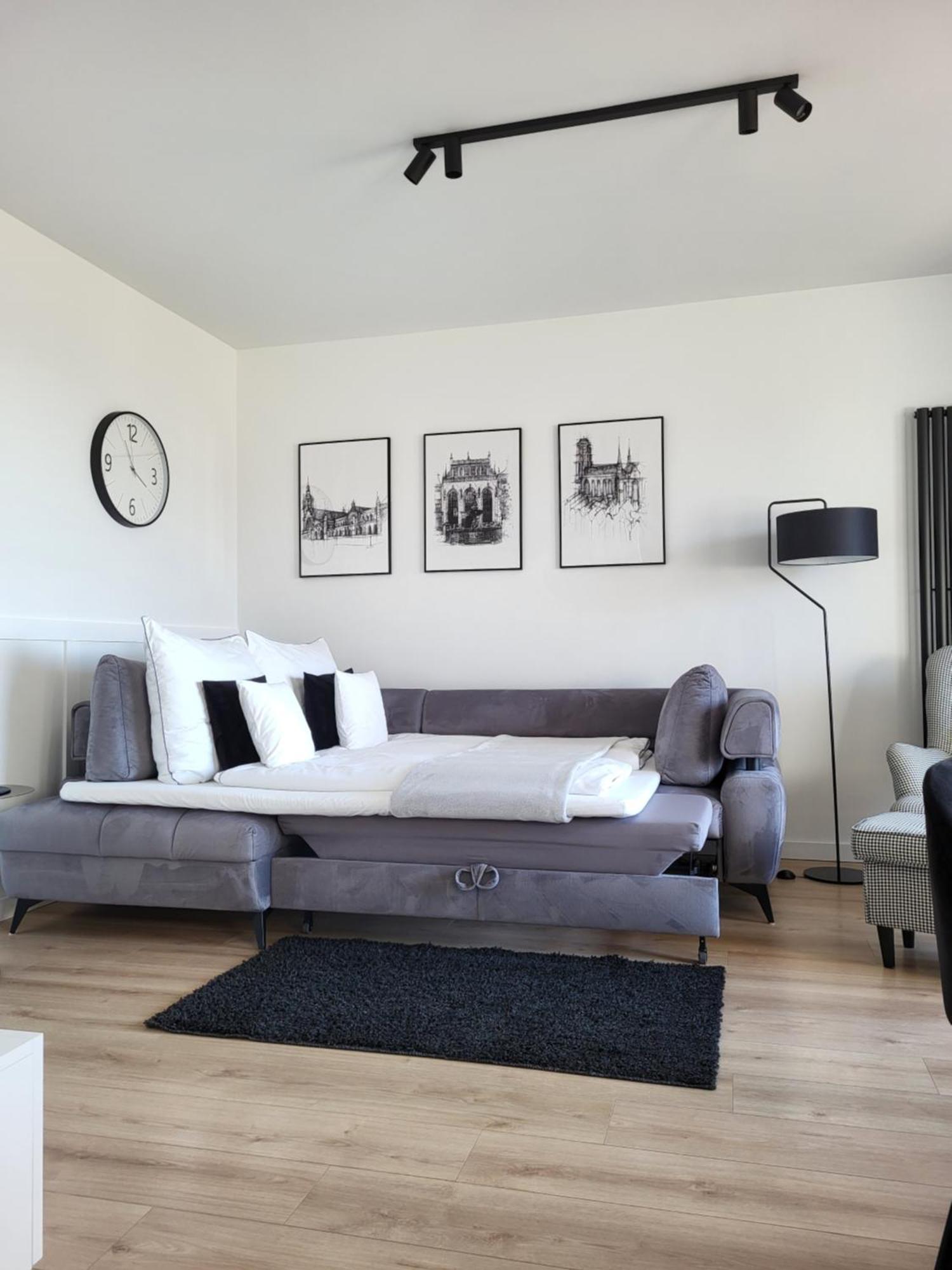Apartament 150 Zaspa Vvita Z Prywatnym Ogrodem I Tarasem 格但斯克 外观 照片